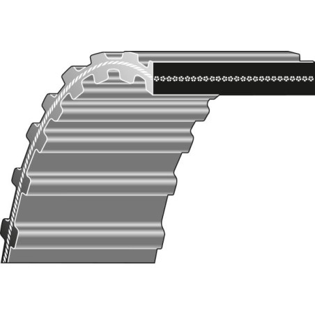 MTD FG100277 correa dentada doble para tractor cortacésped | Newgardenstore.eu