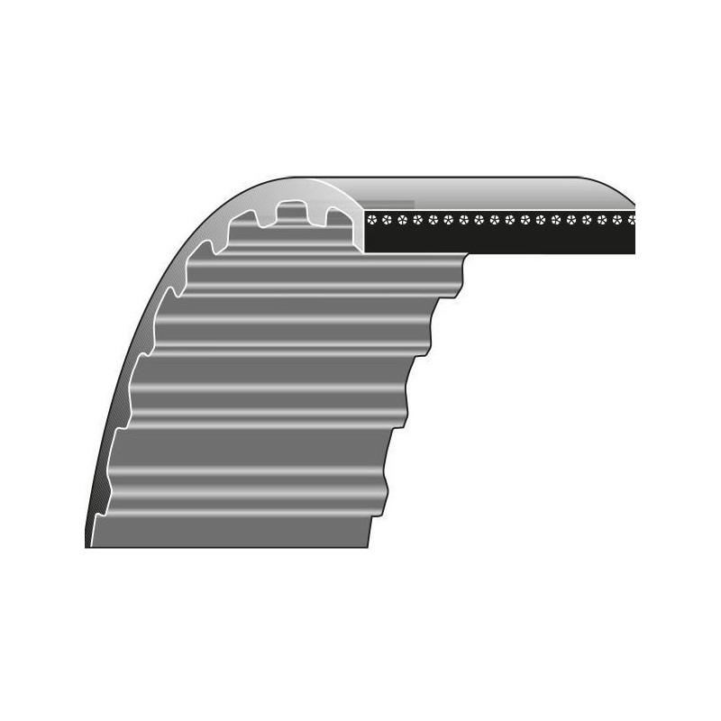 Correa dentada cortacésped cortacésped 4-455 SABO