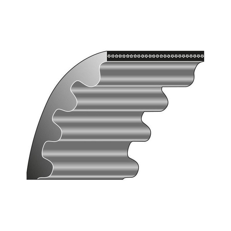 Correa dentada para cortacésped SABO 1203, 1903, 1905, 1203-3D