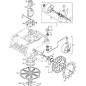 SOPORTE DE MOTOR ORIGINAL STIGA - 1126-1221-01