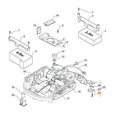 ORIGINAL STIGA V SENSOR KIT - 1126-1068-01 | Newgardenstore.eu