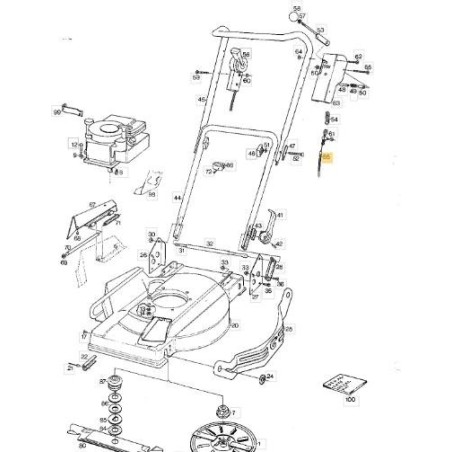 FILO DI COMANDO ORIGINALE STIGA - 1111-1993-06 | Newgardenstore.eu