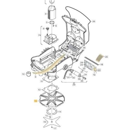 PORTE-LAME ORIGINAL STIGA - 1126-1349-01 | Newgardenstore.eu
