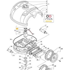 ENCODER LAMA ORIGINALE STIGA - 1126-1041-01