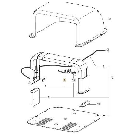 ORIGINAL STIGA LINKE LADEPLATTE – 1126-1362-01 | Newgardenstore.eu
