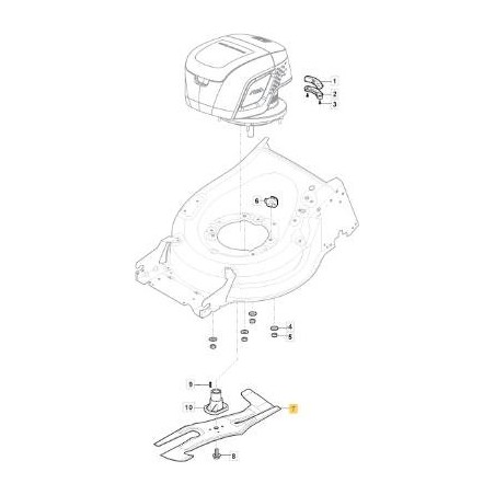 STIGA DOPPELSCHICHTKLINGE FÜR WBH – L-479 ORIGINAL STIGA – 1111-9299-01 | Newgardenstore.eu