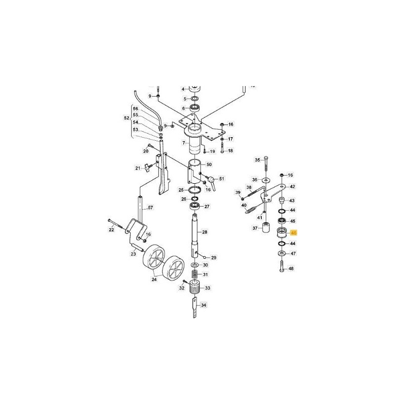 ORIGINAL STIGA ROLLER – 1126-8014-01