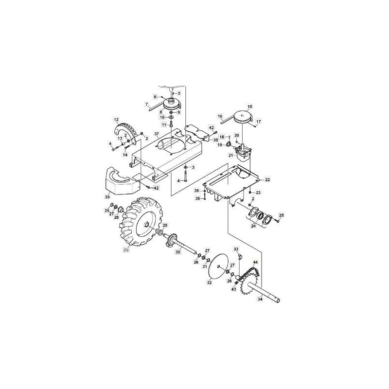 CADENA STIGA ORIGINAL - 1126-8111-01