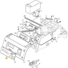 TASTIERA ORIGINALE STIGA - 1126-1239-01 | Newgardenstore.eu