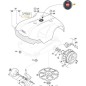 ORIGINAL STIGA EMERGENCY STOP - 1126-1127-01