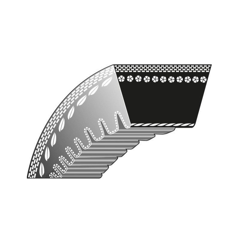 Correa dentada 3 9,5 x 785 KLIPPO HUSQVARNA cortacésped WB48 S, WB48 SE