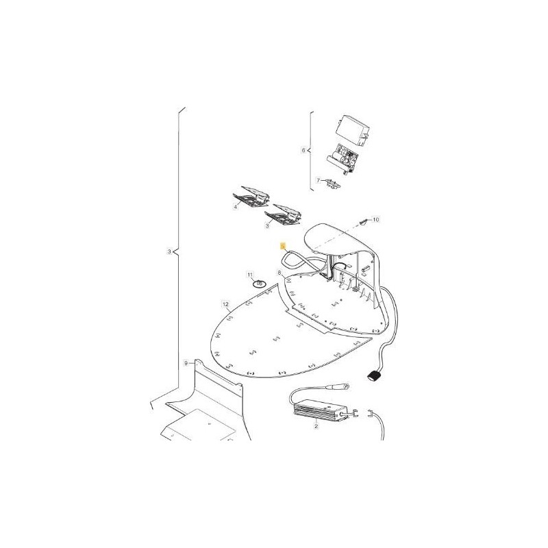 CABLE DE ALIMENTACIÓN ORIGINAL STIGA - 1126-1264-01