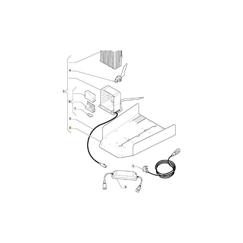STIGA ORIGINAL RUBBER WHEEL STIGA - 1126-9163-01