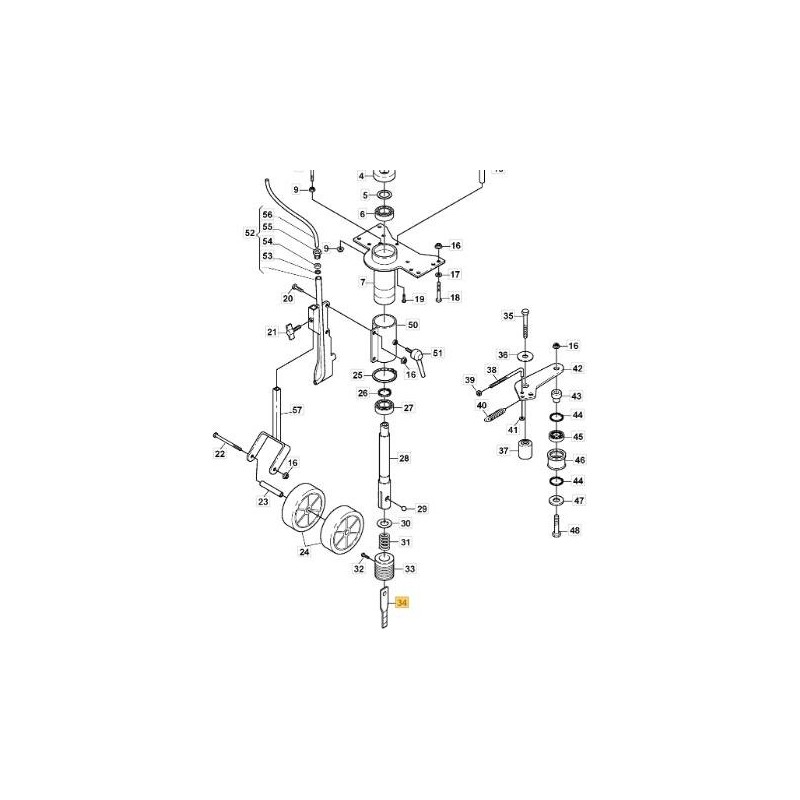 KIT TRAPANO (3x) ORIGINALE STIGA - 1126-8018-01