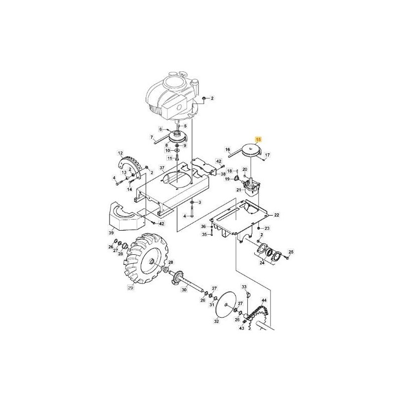 POLEA STIGA ORIGINAL - 1126-8064-01