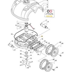 ORIGINAL STIGA BODY - 1126-1056-01 | Newgardenstore.eu