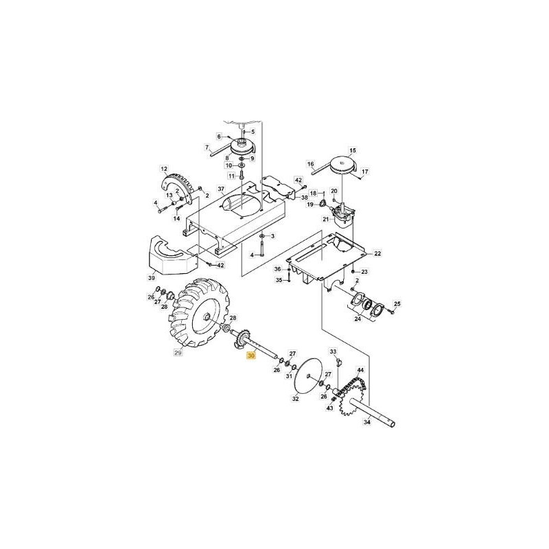 WELLE-RECHTS ORIGINAL STIGA - 1126-8080-01