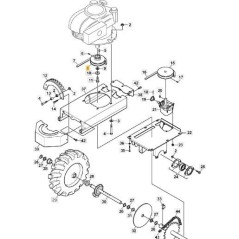 ORIGINAL STIGA RIEMENSCHEIBE – 1126-8063-01