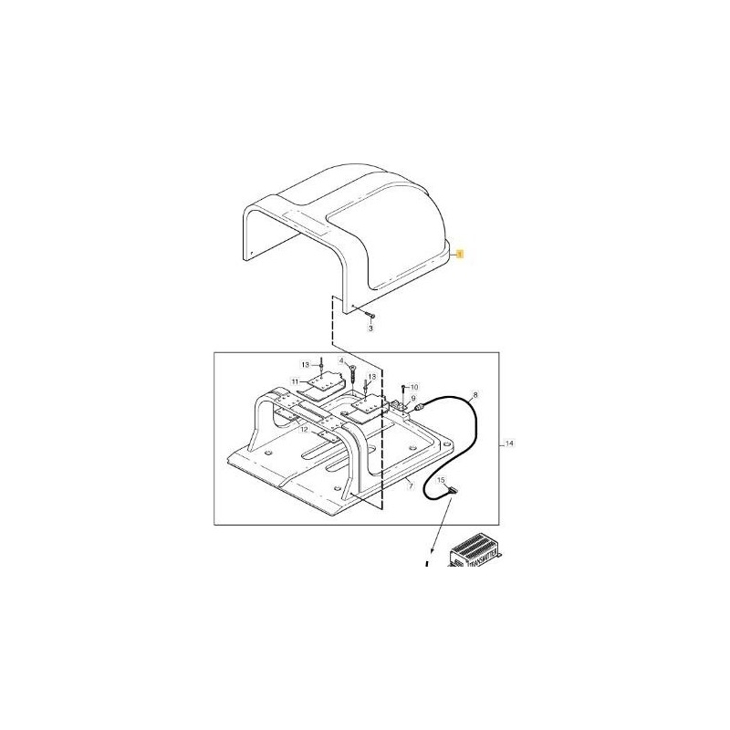 ORIGINAL STIGA GARAGEABDECKUNG – 1126-1241-01