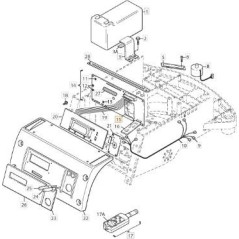 ORIGINAL STIGA C Channel RECEIVER - 1126-9119-01