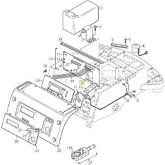 RECEPTOR ORIGINAL STIGA Canal B - 1126-9118-01 | Newgardenstore.eu