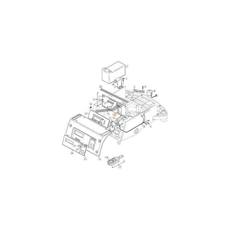 RECEPTOR Canal STIGA ORIGINAL - 1126-9117-01