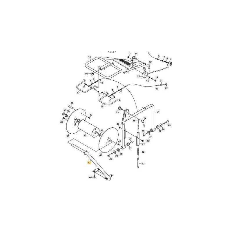 ORIGINAL STIGA-KABELHALTER – 1126-8082-01