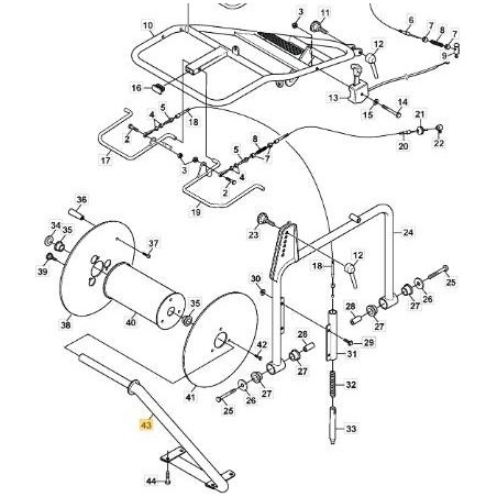 SOPORTE PARA CABLES STIGA ORIGINAL - 1126-8082-01 | Newgardenstore.eu