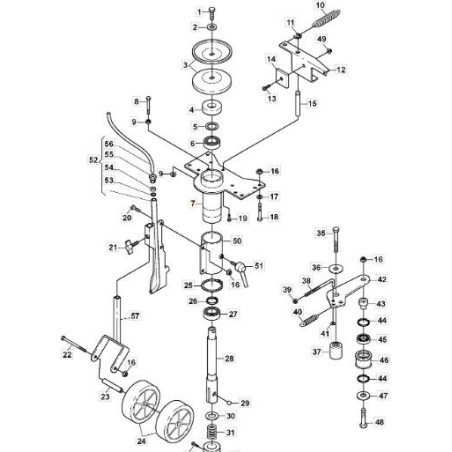 SUPPORT ORIGINAL STIGA - 1126-8026-01 | Newgardenstore.eu
