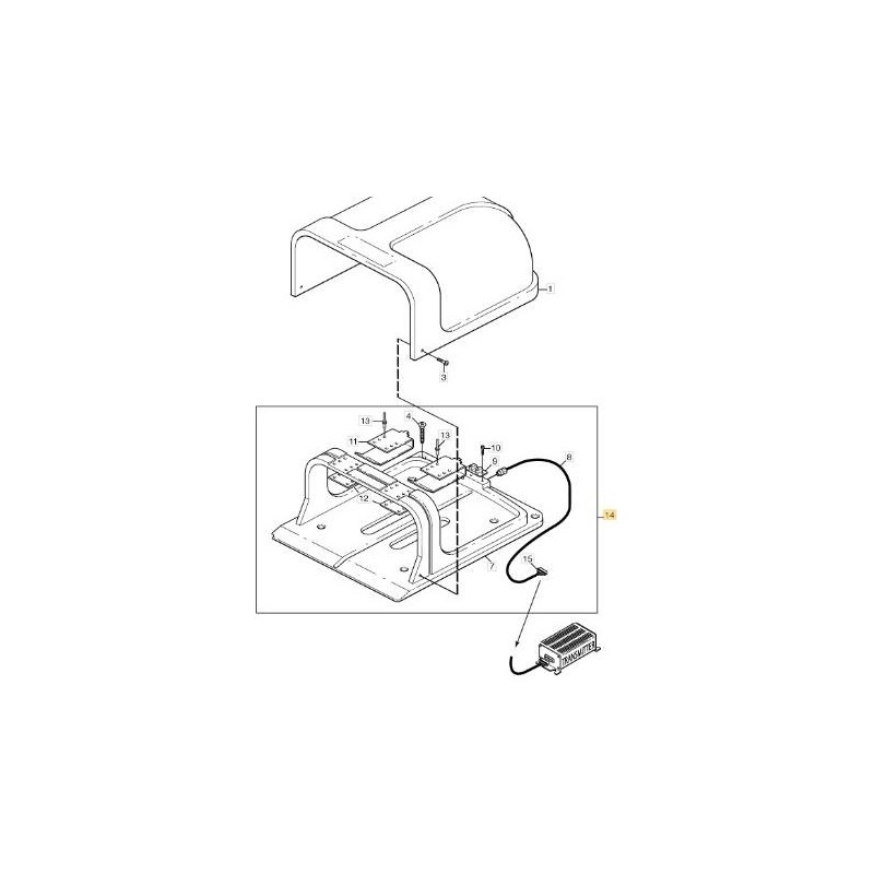 ORIGINAL STIGA LADEUNTERBASIS – 1126-1248-01
