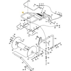 MANILLAR SUPERIOR STIGA ORIGINAL - 1126-8076-01