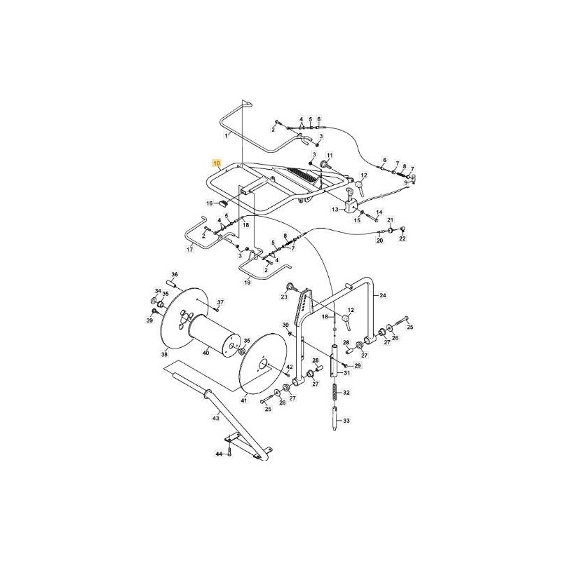 MANILLAR SUPERIOR STIGA ORIGINAL - 1126-8076-01