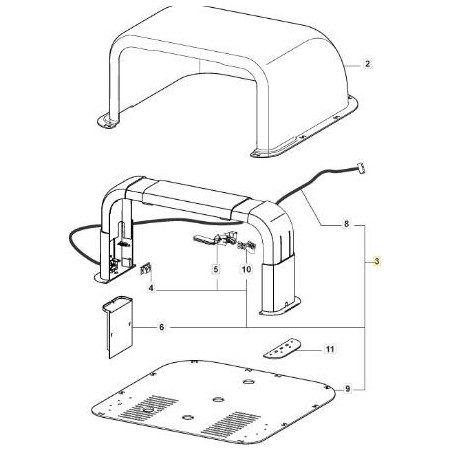 ORIGINAL STIGA LADEUNTERBASIS – 1126-1469-01 | Newgardenstore.eu