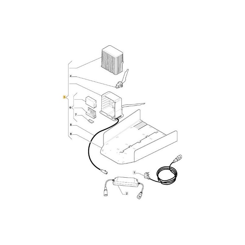 BASE COMPLETA STIGA ORIGINAL - 1126-1466-01