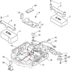 MOTHERBOARD AUTOCLIP 145 ORIGINAL STIGA - 1126-1051-01