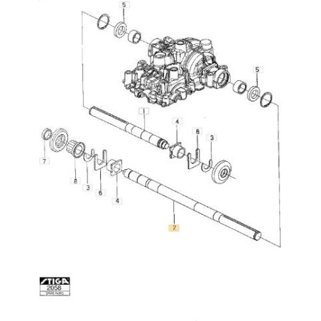 BATTERIA 7,5AH ORIGINALE STIGA - 1126-9138-01 | Newgardenstore.eu