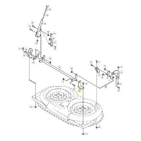 SUPPORT ORIGINAL STIGA - 1134-2411-01 | Newgardenstore.eu