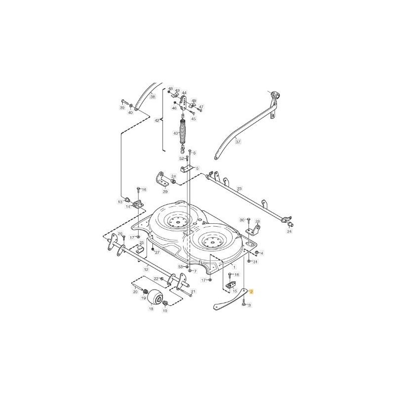 GUIA X 107M ORIGINAL STIGA - 1134-4323-01