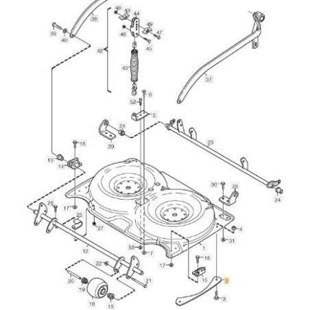 GUIA X 107M ORIGINAL STIGA - 1134-4323-01 | Newgardenstore.eu