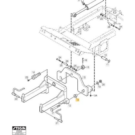ORIGINAL STIGA FLANSCHSCHEIBE – 1134-7204-01 | Newgardenstore.eu