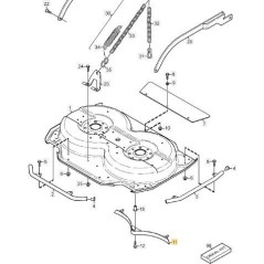 MULCHING DEFLECTOR 95 ORIGINAL STIGA - 1134-6229-01 | Newgardenstore.eu