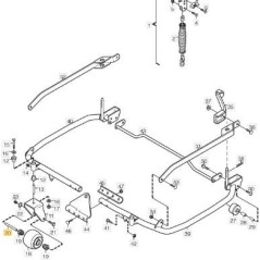 AXE DE ROUE ORIGINAL STIGA - 1134-5209-01 | Newgardenstore.eu