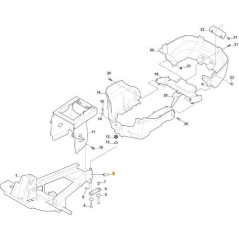 CONO IN GOMMA PER PIASTRA SEDILE ORIGINALE STIGA - 1137-0064-01