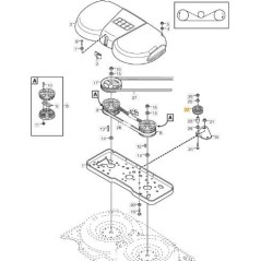 TENSOR DE CORREA 92-107M ORIGINAL STIGA - 1134-4686-01