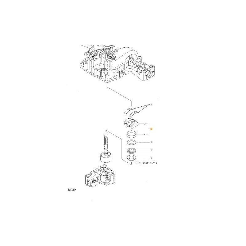 PLACA OSCILANTE STIGA ORIGINAL - 1139-1067-01