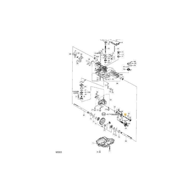 ALBERO MOTORE ORIGINALE STIGA - 1139-1353-01