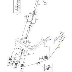 CABLE DE DIRECCIÓN IZQUIERDO ORIGINAL STIGA - 1134-5192-01