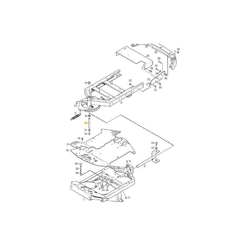 ALBERO ART. CENTRO PARCO ORIGINALE STIGA - 1134-3968-02