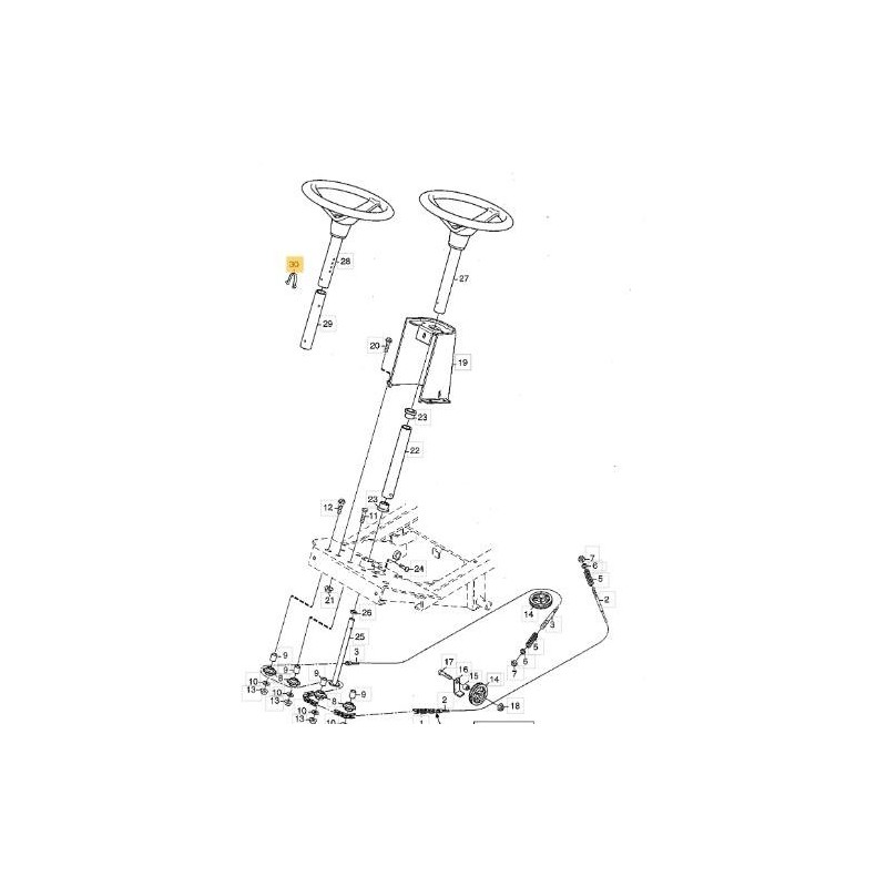 ORIGINAL STIGA LATCH - 1134-4138-01