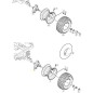 VORDERRADNABE 4WD W/H+FRONT/POST PRO ORIGINAL STIGA – 1134-4844-03